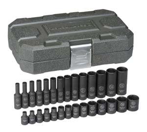 GEARWRENCH 28 Pc 1/4" Dr Metric ImpactSocket Set KD84901 - Direct Tool Source
