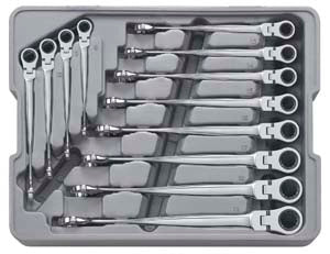 GEARWRENCH 12 Piece Metrix X-Beam FlexCombination Ratcheting Wrench KD85288 - Direct Tool Source