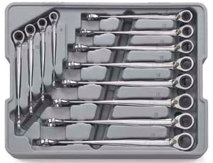 GEARWRENCH 12 Piece Metric X-Beam ReversCombo Ratcheting Wrench Set KD85388 - Direct Tool Source