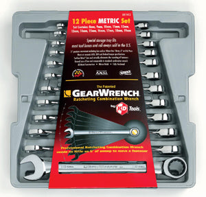 GEARWRENCH 12 Piece Metric Gear WrenchSet KD9412 - Direct Tool Source