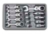 GEARWRENCH 10 Piece Metric Stubby FlexGearWrench Set KD9550 - Direct Tool Source