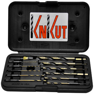 KNKUT 12 Piece 1/4" Hex Shank QuickRelease Drill Bit Set KW12KKQRD - Direct Tool Source
