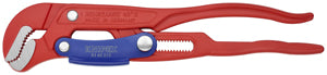 KNIPEX TOOLS LP 10" Fast Adjust S- Shape Swedish Pipe Wrench - Direct Tool Source