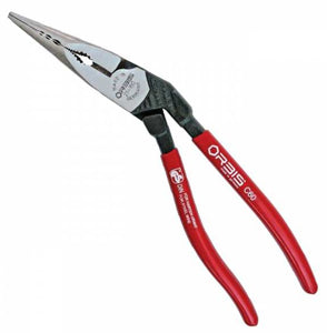 KNIPEX 8" Angled Long Nose Pliers KX9021150SBA - Direct Tool Source