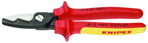 KNIPEX 8" Cable Shears 1000 VoltHandles KX9518200SBA - Direct Tool Source