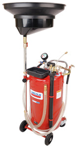 LINCOLN 25-gallon Used Fluid ComboDrain/Evacuator LN3639 - Direct Tool Source