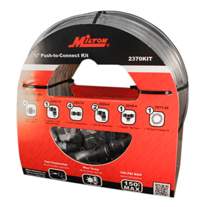 MILTON 1/2" OD Push-to-Connect ShopAir Line Kit MI2370KIT - Direct Tool Source