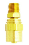 MILTON 1/4NPT Male Reusable BrassHose End MI621S - Direct Tool Source