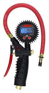 MILTON Pro Digital Pistol Grip 255PSI Inflator Gauge  Straight Chuck MIS-574D - Direct Tool Source