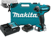 Makita 12V Max CXT Li-Ion Cordless 1/4" Hex Driver-Drill Kit FD06R1 - Direct Tool Source