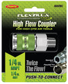 LEGACY High Flow Coupler 1/4" Body1/4" MNPT Flexzilla?? Pro MTA53426FZ - Direct Tool Source