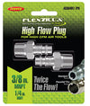 LEGACY High Flow Plug 1/4" Body 3/8"MNPT 2-Pack Flexzilla?? Pro MTA53640FZ-2PK - Direct Tool Source