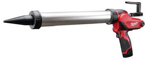 MILWAUKEE M12 20 Oz Alum Barrel SausageStyle Caulk and Adhesive Gun MWK2442-21 - Direct Tool Source