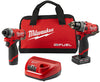 MILWAUKEE M12 FUELŸ?? 2-Tool Combo Kit:1/2" Drill Driver and 1/4" Hex MWK2596-22 - Direct Tool Source