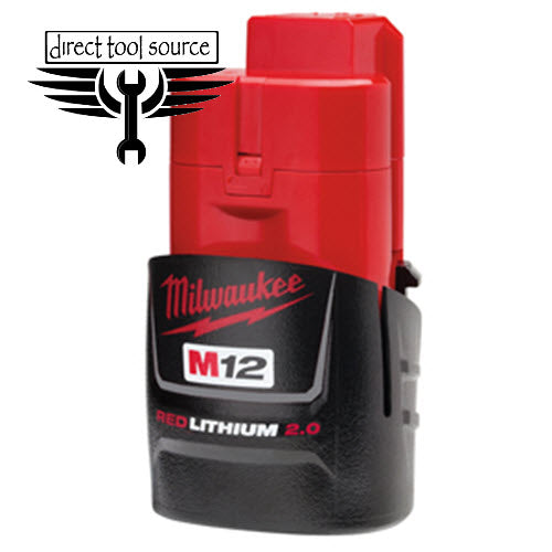 MILWAUKEE M12 2 Amp Battery 48-11-2420 - Direct Tool Source