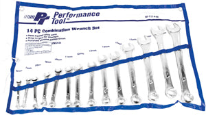 Performance Tool 14 Piece Metric Combo WrenchSet PMW1114M - Direct Tool Source