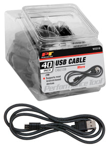 Performance Tool 40" Micro USB Cable Display(16 Pieces) PMW3318 - Direct Tool Source