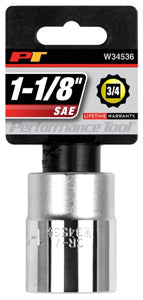 Performance Tool 3/4" Dr 1-1/8" 12pt Socket PMW34536 - Direct Tool Source