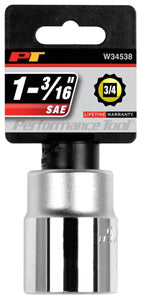 Performance Tool 3/4" Dr 1-3/16" 12pt Socket PMW34538 - Direct Tool Source