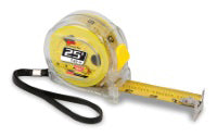Performance Tool 25" Clear Tape Measure PMW5041 - Direct Tool Source