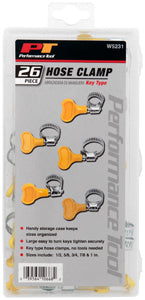 Performance Tool 26 Piece Key Type Hose Clamps PMW5231 - Direct Tool Source