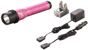STREAMLIGHT Breast Cancer Awareness StrionPink AC/DC LED Flashlight Kit SG74350 - Direct Tool Source