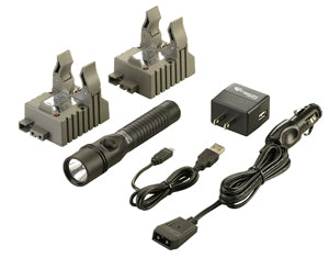 STREAMLIGHT Strion Black Dual Switch AC/DC- 2 Holders Kit SG74412 - Direct Tool Source