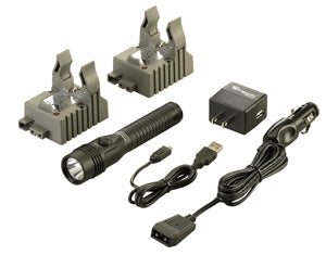 STREAMLIGHT HL Strion Black Dual SwitchAC/DC Ÿ?? 2 Holders Kit SG74612 - Direct Tool Source