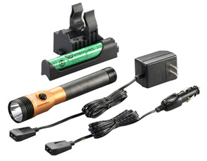 STREAMLIGHT Orange DS Stinger LED HL AC/DCwith Piggyback Charger 800 Lum SG75490 - Direct Tool Source