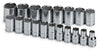 SK HAND TOOL 19 Piece 6 Point StandardSocket Set 1/2" Drive SK1959 - Direct Tool Source