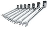 SK HAND TOOL 7 Piece Flex FractionalCombination Wrench Set SK86132 - Direct Tool Source