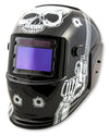 Shop Iron Skull Pistol Solar PoweredAuto Dark Welding Helmet SO41282 - Direct Tool Source
