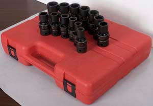 SUNEX TOOL 13 Piece 1/2" Drive MetricUniversal Impact Socket Set SU2665 - Direct Tool Source