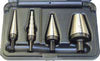 VISEGRIP 4-PC Unibit Step Drill SetsHSS #1  2  4  and 21 sizes VG10225 - Direct Tool Source