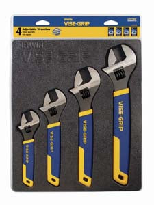 VISEGRIP 4 Piece Adjustable Wrench Set VG2078706 - Direct Tool Source