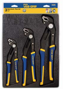 VISEGRIP 3 Piece Groove-Lock PliersSet VG2078710 - Direct Tool Source