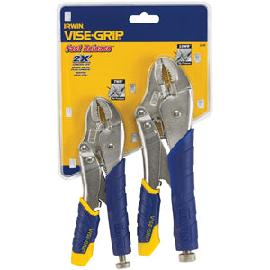 VISEGRIP 2 Pc Fast Release LockingPliers Set 10WR 7WR VG214T - Direct Tool Source