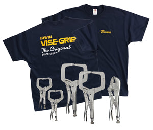 VISEGRIP 5 Piece Vise Grip WeldingSet with FREE T-Shirt VG544T - Direct Tool Source