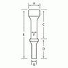 GREY PNEUMATIC 1" Diameter Hammer 7" Length GYCH117-7 - Direct Tool Source