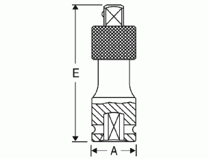 GREY PNEUMATIC 1/2" Drive x 7" Impact LockingExtension GY2247QL - Direct Tool Source