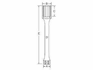 GREY PNEUMATIC 1" Drive x 33mm x 475 Ft.LbTork-Socket HD GY44033 - Direct Tool Source